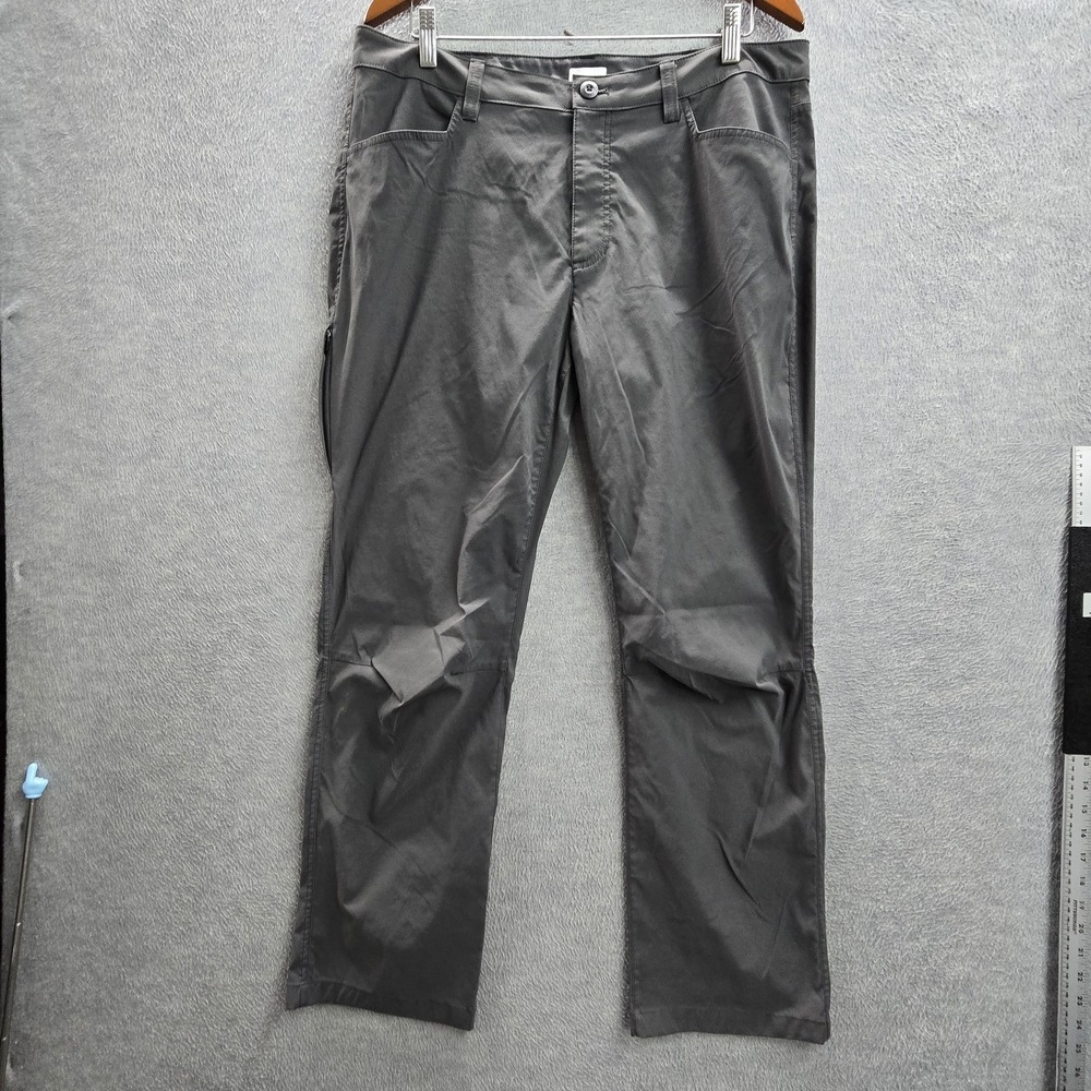 Eddie Bauer Men Activewear Pants 36X30 Gray Nylon Spandex Ankle MEN'S TECH PANT